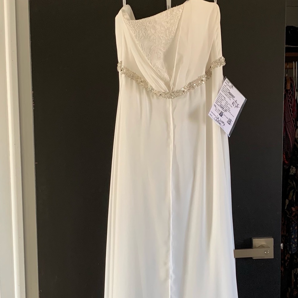 White Chiffon Dress